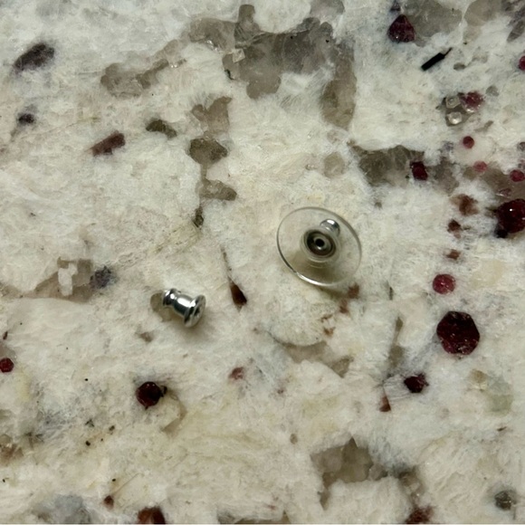 Brighton Silver Crystal Stud Earrings - Picture 3 of 4